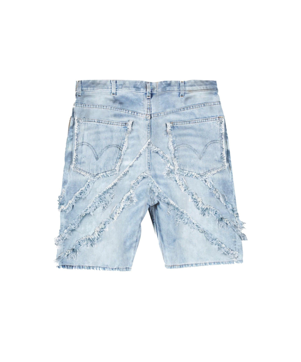 Kids Bandit Frayed Denim Short - Light Blue